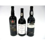 Port - Graham's 1977 Vintage Port, 75cl; Taylor's 1997 Late Bottled Vintage Port; Dow's 1998 Late