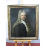 ITALIAN SCHOOL (XVIII Century)Portrait of a Gentleman, half length, wearing a full bottomed wig,