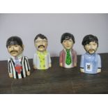 A Set of Four Peggy Davies 'Yellow Submarine' Beatles Characters (not in general production in