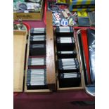 Two Boxes of Magic Lantern Slides, predominately Lake District and North Yorkshire Scenes, (over one