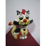 Lorna Bailey - Raffles the Cat, limited edition 1/1 in this colourway.
