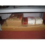 A 'Brother-Knit' Model KR-850 Knitting Machine, and a Brother model KH-88 knitting machine, a