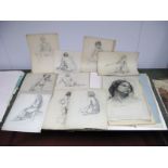 # Attributed to George Hamilton Constantine - a Quantity of Pencil Drawings and Sketches,