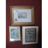 Two Baxter Small Prints, together with ten image print in singe frame.