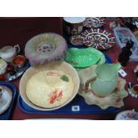 Carlton Ware Jug, Carlton Ware lobster plate, Beswick Ware dish, etc:- One Tray