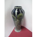 A Moorcroft Vase, decorated in the Peacock Parade design by Rachel Bishop, impressed makers mark