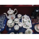 Factory Seconds Royal Albert "Berkeley" Pattern Tea Service, comprising teapot, cream jug, sugar
