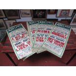 1941 Film Posters from the Adelphi, Attercliffe, Sheffield, July 7th, 14th, 21st, 28th, August