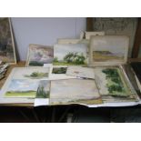 # Attributed to George Hamilton Constantine Padley Brook Watercolour (signed), together with