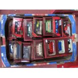 Approximately Thirty Five Matchbox Models of Yesteryear, all in red perspex boxes. All different.