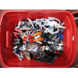 A Large Quantity of Lego Bionicles, all loose and playworn, including instructions.