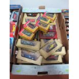 Forty One Boxed Matchbox Models of Yesteryear, of which many are commercials/vans, including Coca