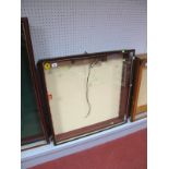 Purpose Built Wooden Wall Mounted Toy or Similar Glass Fronted Display Cabinet Complete with