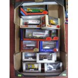 Sixteen Boxed EFE by Gilbow 1:76th and "OO" Scale Buses and Commercial Diecast Vehicles, including