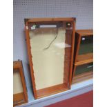 Purpose Built Wooden Wall Mounted Toy or Similar Glass Fronted Display Cabinet Complete with