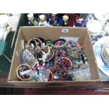 A Large Mixed Lot of Assorted Costume Jewellery :- One Box