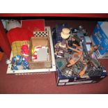 A Quantity of Dr. Who Children's Toys, including action figures, mobile K-9, police tardis, tardis