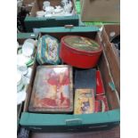 Carrs Carlisle Tin Boxes, Craven "A" cigarette tins, etc, other tins containing screws, nails,