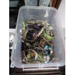 A Large Mixed Lot of Assorted Costume Jewellery :- One Box