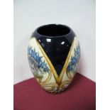 A Moorcorft Pottery Vase, decorated in the Cornflower Cavalcade design by Vicky Lovatt, impressed,