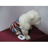 A Lorna Bailey British Bulldog, decorated with union jack.