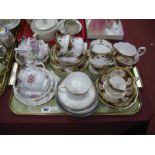 A Quantity of Royal Albert Teaware, including Lady Hamilton, Old Country Roses, Concerto and