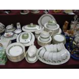 Royal Doulton 'Rondelay' Dinner Service, comprising 9 dinner plates, 11 side plates, 12 tea