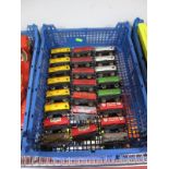 Twenty-Three Hornby Dublo Oil and Fuel Tankers. Shell, Mobil, Power Petrol, Esso, Vacuum, and