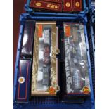 Six Boxed Bachmann "OO" Gauge Goods Wagons, and two boxed three wagon sets "Coal Traders Classics"