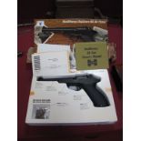 A Healthways Top Scorer Sharpshooter 175 AB Air Pistol, appears unused. Boxed with all paperwork.