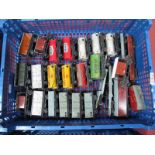 A Quantity of Hornby Dublo Wagons. All playworn.