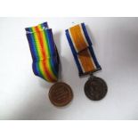 A WWI Medal Duo of War Medal and Victory Medal, to R4167 C. Smith RNVR.