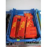 Fifteen Boxed Tri-ang "OO" Gauge Goods Wagons. Including oil tankers, brick wagon, cattle wagon,