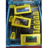 Sixteen "OO" Model Railway Four Wheel Wagons, by Trix. All boxed.