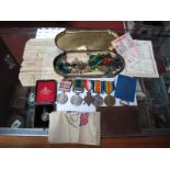 A South Africa/India/WWI Medal Group of Five Medals, comprising Queens South Africa Medal third