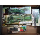 Seven Boxed Airfix "OO" Scale Plastic Locomotive Kits. Including "Biggin Hill", "Evening Star", "