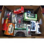 A Quantity of Boxed and Loose Diecast Vehicles, by Burago, Minichamps, Solido, Majorette and others,