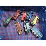 Eight "OO" 0-4-0 and 0-6-0 Locomotives. All playworn.