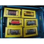 Twelve Boxed Trix "OO" Gauge Open Goods Wagons, various liveries including Spiers, Charringtons,