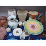 Wadeheath Nursery Teaset, Shelley, Sylvac and other circa 1930's jugs, comport:- One Tray