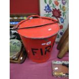 A Vintage Fire Bucket.