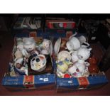 Teapots, vases, Kitchenalia and other pottery:- Two Boxes