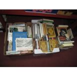 A. Wainwright Sketchbook, circa 1950's photographic Almanac's, and other reference books,