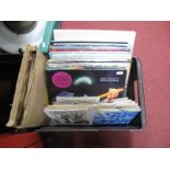 A Quantity of LP's, 45RPM and 78's, including Rod Stewart, Bread, Dire Straits, Beatles, Eco, Jethro