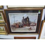 Arthur Delaney Signed Limited Edition Print, 23/250, of Neepsend Post Office, signed lower right (