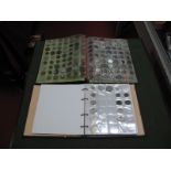 Collections of Coins of the World, in two albums.