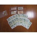 Approximately 50 Circulated One Pound Bank of England Banknotes; regularly Page and Somerset issues.