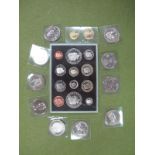 A High Grade 2005 Type Coin Set Comprising 2 x £5, 2 x £2, 2 x 50p and six further coins. All in a