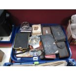 Rolls Royce Car Badge, A.A. car badge, Kodak camera, ladies bag, etc:- One Tray