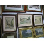 Eric Entwisle Three Signed Watercolours, "Great Turnstile Lane from Lincolns Inn Fields", dated